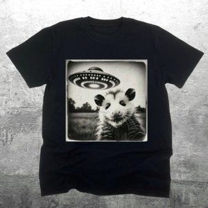 Funny Possum Shirt Opossum Selfie Picture Shirt Weird Animal Shirt